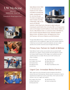 Primary Care - Valley Medical Center