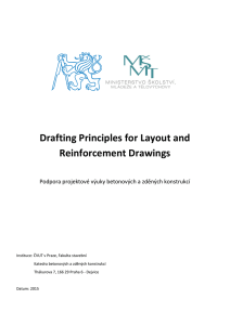 Drafting Principles for Layout and Reinforcement Drawings