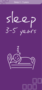 Sleep 3 - 5 years