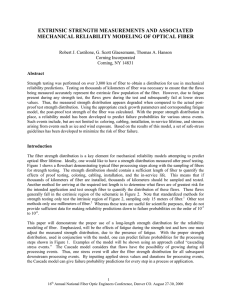 Extrinsic Strength Measurements and Associated