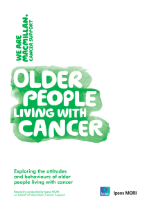Older People Living With Cancer