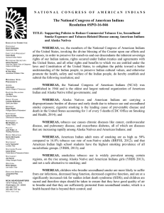 The National Congress of American Indians Resolution #SPO-16-046