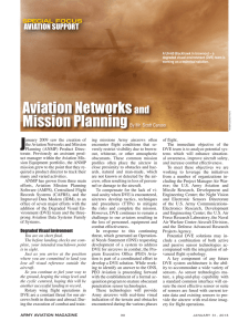 Aviation Networks and Mission Planning