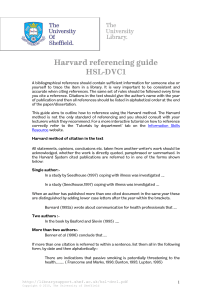Harvard referencing guide HSL-DVC1