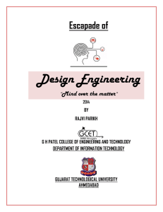 Design Engineeri Design Engineering ign Engineering