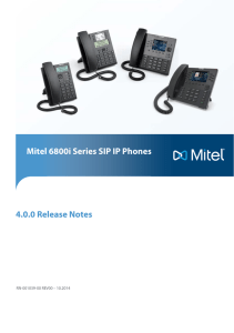 Mitel 6800i Series SIP IP Phones