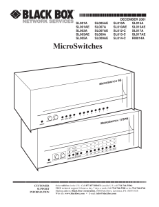 MicroSwitches