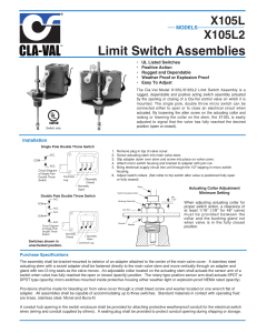 Engineering Data Sheet - Cla-Val