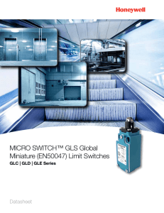 MICRo SWITCH™ Global Limit Switches, GLA Series