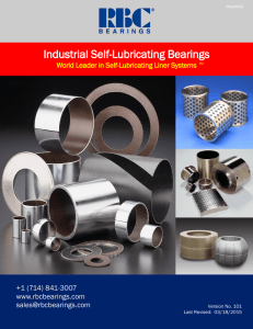 Industrial Self-Lubricating Bearings
