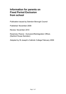 Publication issued by Swindon Borough Council