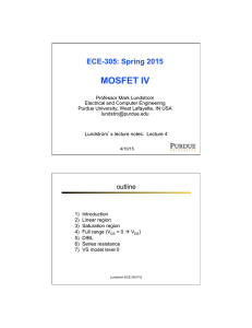 mosfet iv - nanoHUB.org