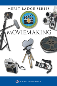 Moviemaking - Boy Scouts of America