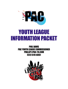 PAC Winter League Rules Packet 2016