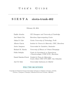 User`s Guide SIESTA siesta-trunk-462 - icmab-csic