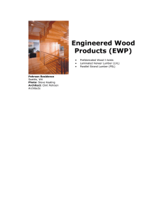 Engineered Wood Products (EWP) - Wood