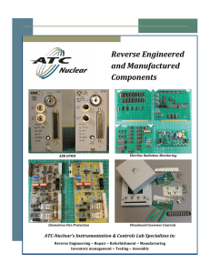 Reverse Engineered and Manufactured Components