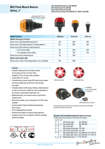 M22 Panel Mount Beacon Series „I“