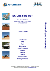 IBS-DBS | IBS-DBR - Autoelettric Srl