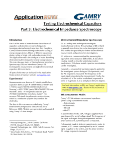 Testing Electrochemical Capacitors