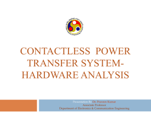 CONTACTLESS POWER TRANSFER SYSTEM