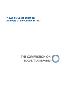 Online Survey - Commission on Local Tax Reform