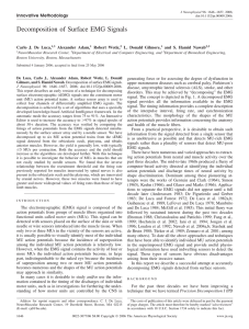 Decomposition of Surface EMG Signals