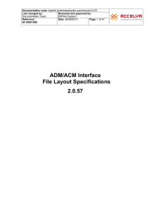 ADM/ACM Interface File Layout Specifications 2.0.57