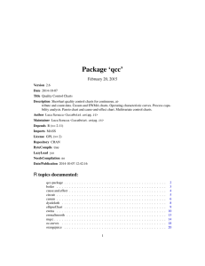 Package `qcc`