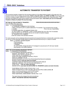 Auto Transfer to Patient