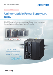 Uninterruptible Power Supply(UPS)