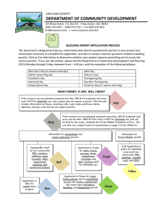 building permit information