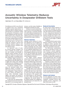 Acoustic Wireless Telemetry Reduces Uncertainty in