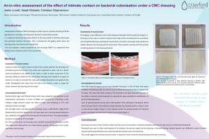 Anin-vitro assessment of the effect of intimate contact on bacterial