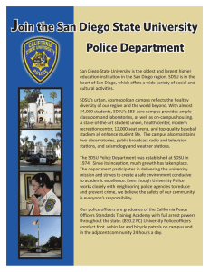 Join the San Diego State University Police Department