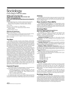 Sociology - San Diego State University