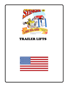 trailer lifts - Stinger by Axe