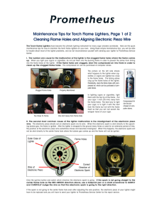 Maintenance Tips for Torch Flame Lighters, Page 1 of 2