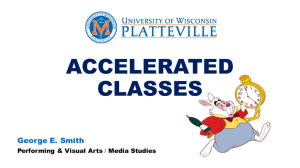 ACCELERATED CLASSES