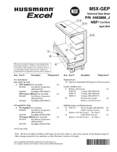 Multi-deck Meat Technical Information 0463888_J M5X-GEP