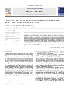 Comparison of near infrared and microwave resonance