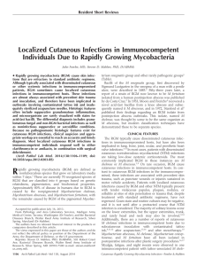 Localized Cutaneous Infections in Immunocompetent Individuals