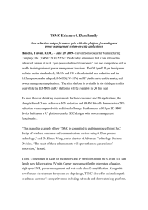 TSMC Enhances 0.13µm Family