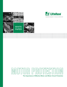 White Paper - The Importance of Motor and Motor Circuit