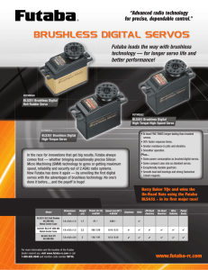 brushless digital servos brushless digital servos