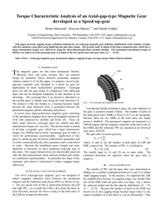 Torque Characteristic Analysis of an Axial-gap