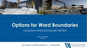 Options for Ward Boundaries