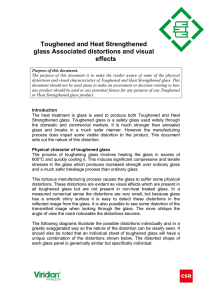 Toughened Glass and associated distortions