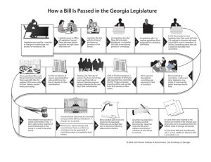 How a Bill Is Passed in the Georgia Legislature