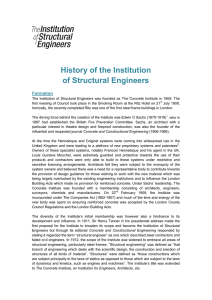 History of the Institution of Structural Engineers